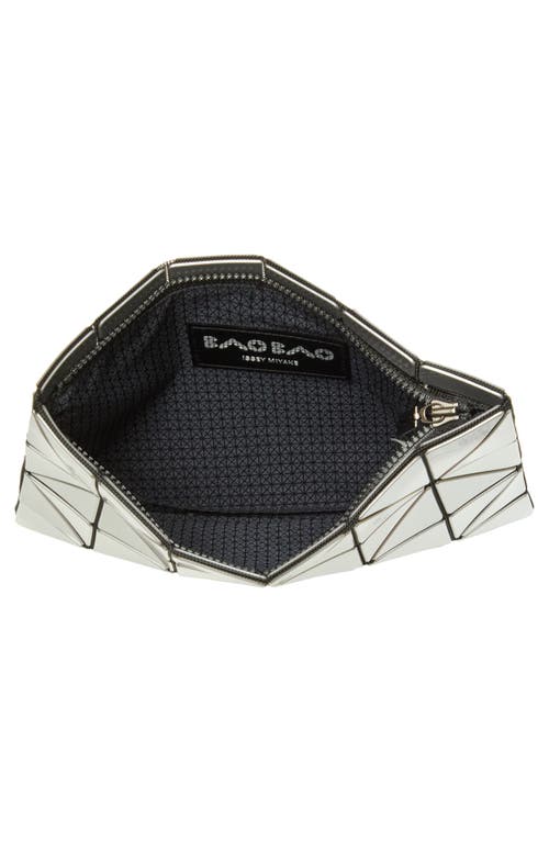 Shop Bao Bao Issey Miyake Lucent Zip Pouch In Silver