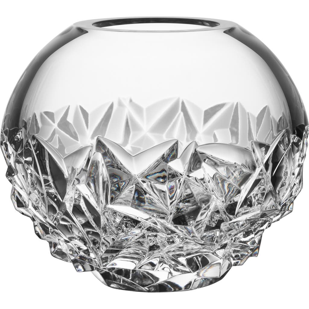 Orrefors Carat Globe Small Vase In Clear - Small