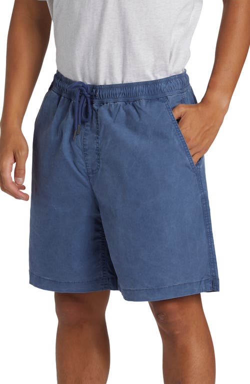 Quiksilver Taxer Stretch Drawstring Shorts In Blue