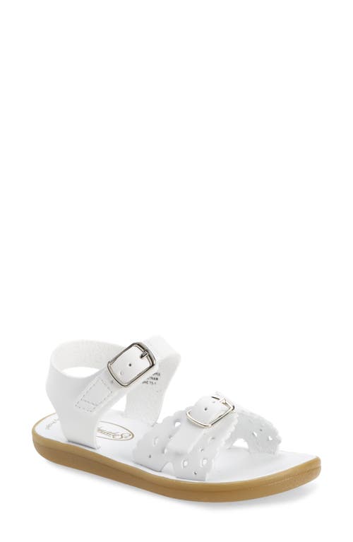 Footmates Eco-Ariel Waterproof Sandal White Micro at Nordstrom, M