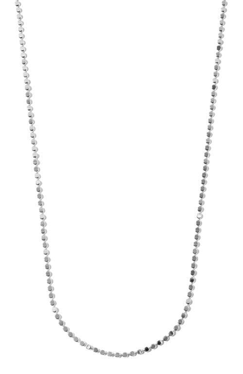 Shop Miranda Frye Paisley Chain Necklace In Silver