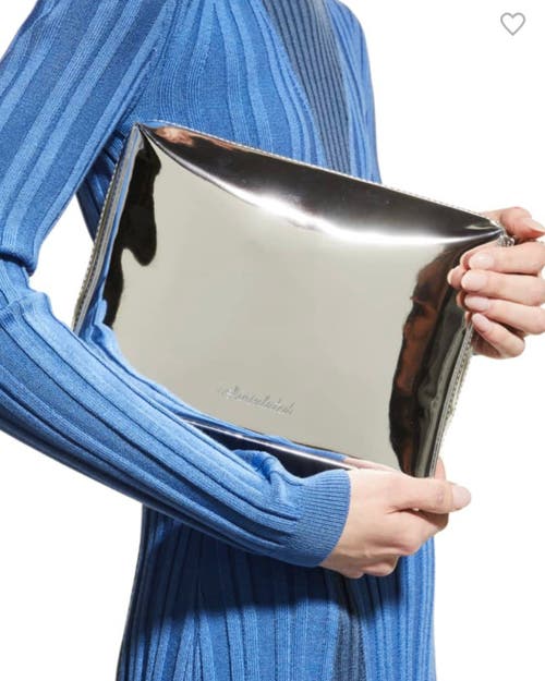 Wellinsulated Performance Beauty Bag Large In Silver