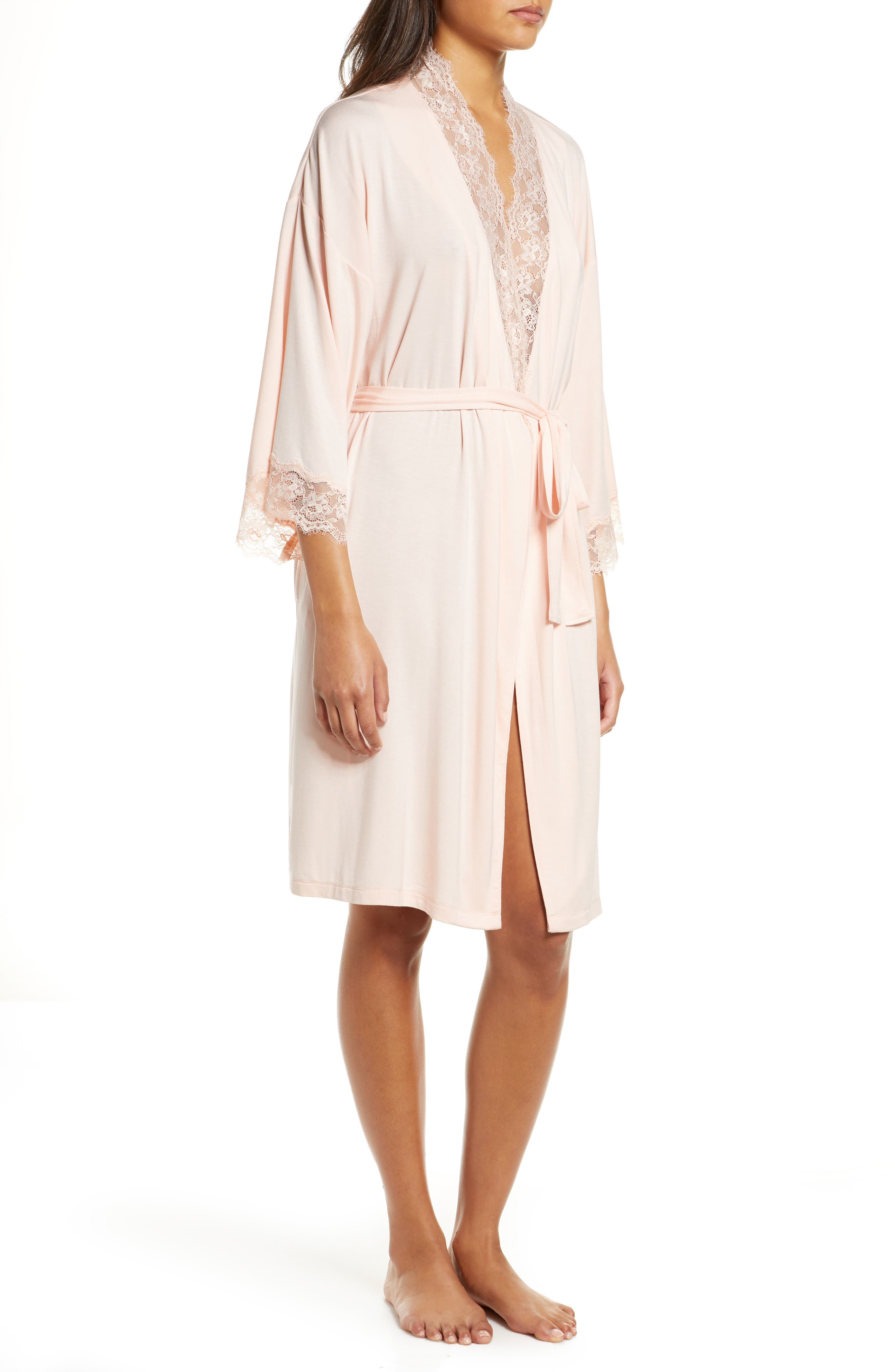 Nordstrom Lace Trim Short Robe Nordstrom Rack