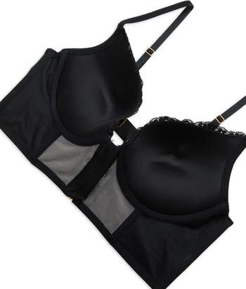 Magdalena Padded Non-Wired Longline Push-Up Bra for £45 - Push-up Bras -  Hunkemöller