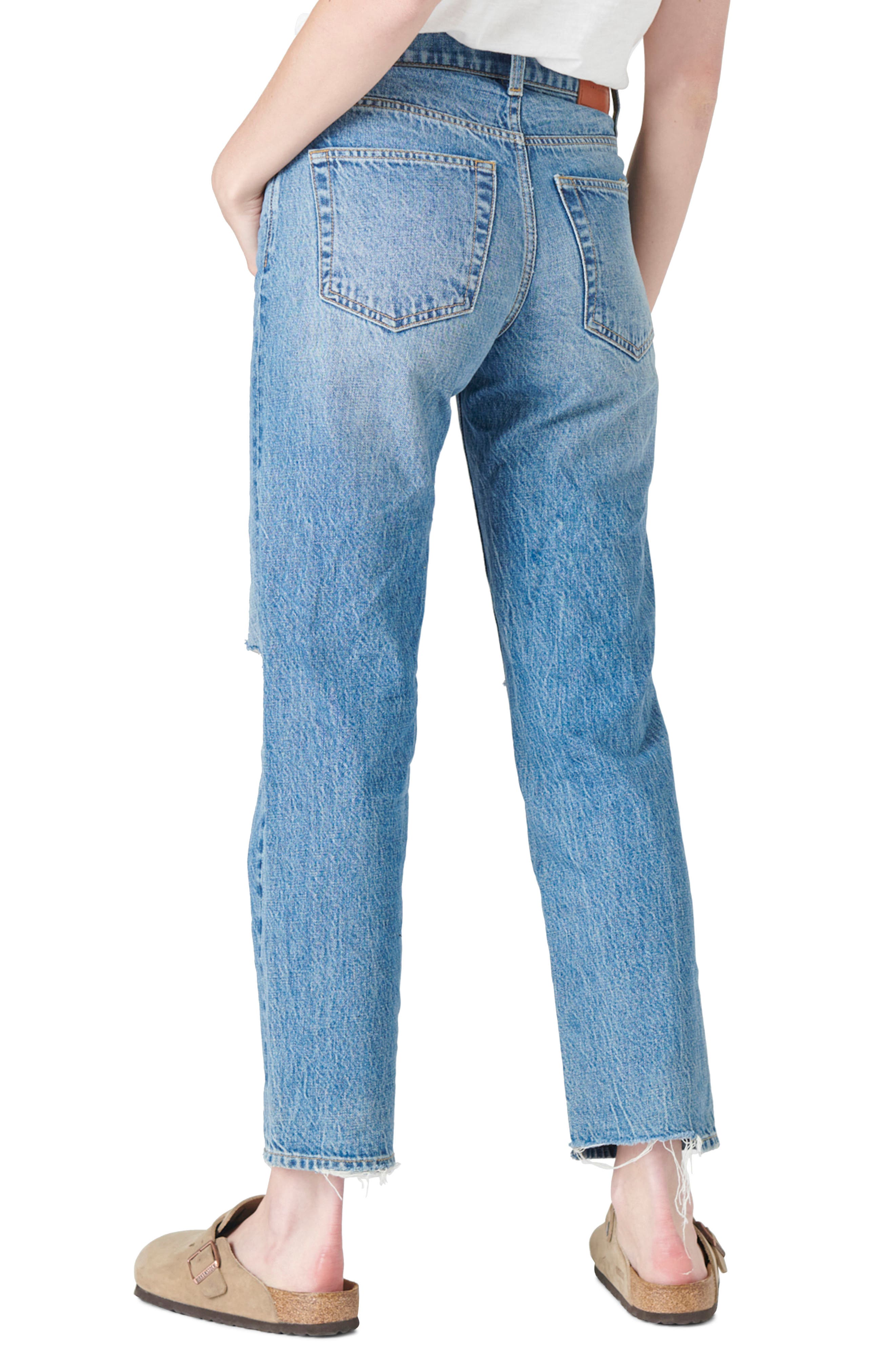 Lucky Brand Ripped Boyfriend Jeans 