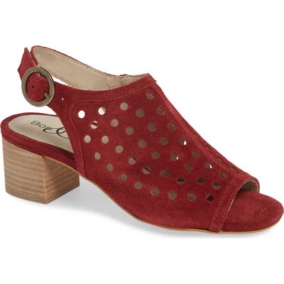 Bos. & Co. Toos Sandal, Red