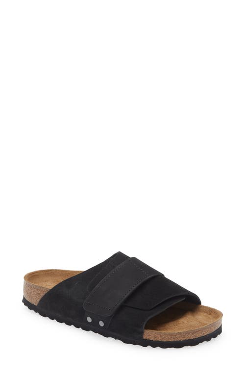 Birkenstock Kyoto Slide Sandal Black at Nordstrom,