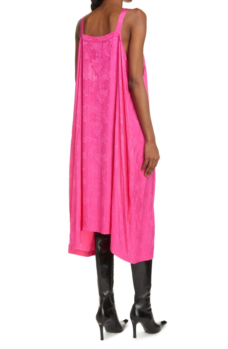 Balenciaga Floral Jacquard Oversize Slip Dress | Nordstrom
