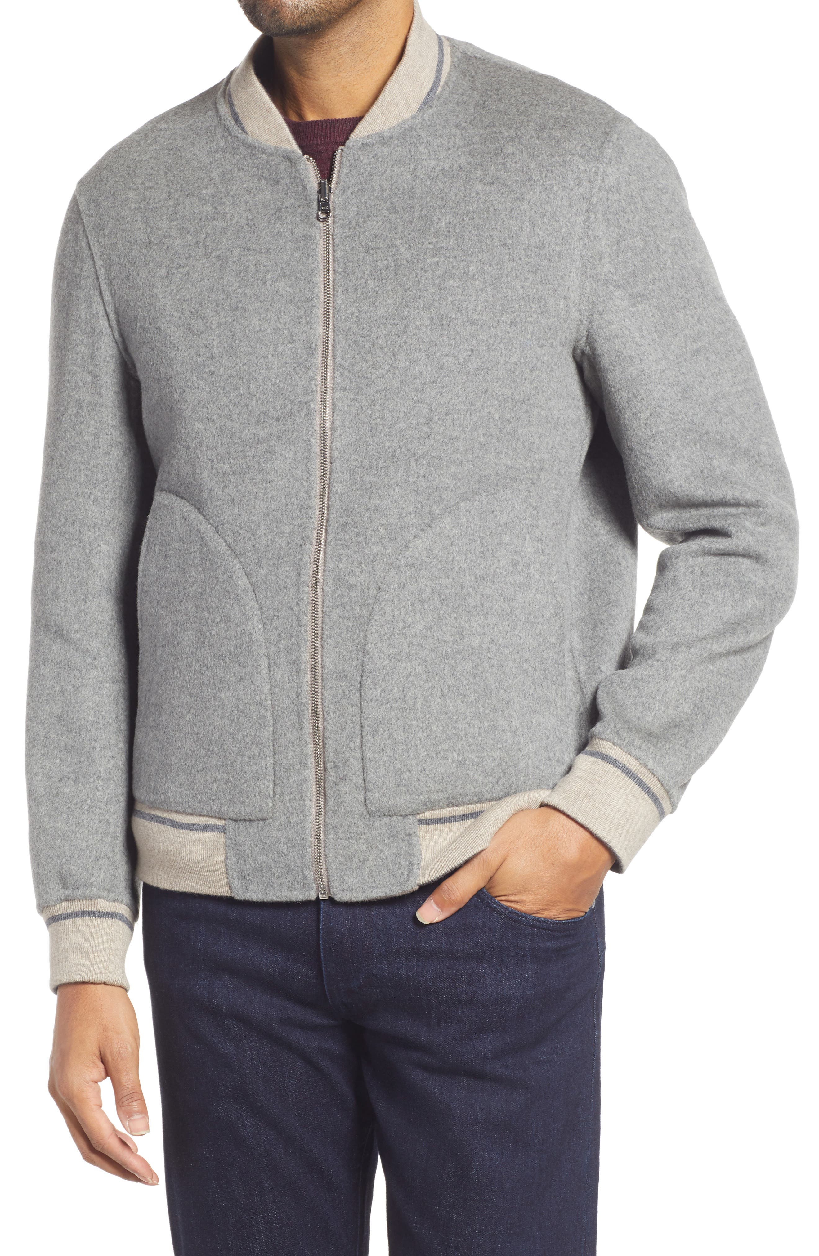 cashmere bomber