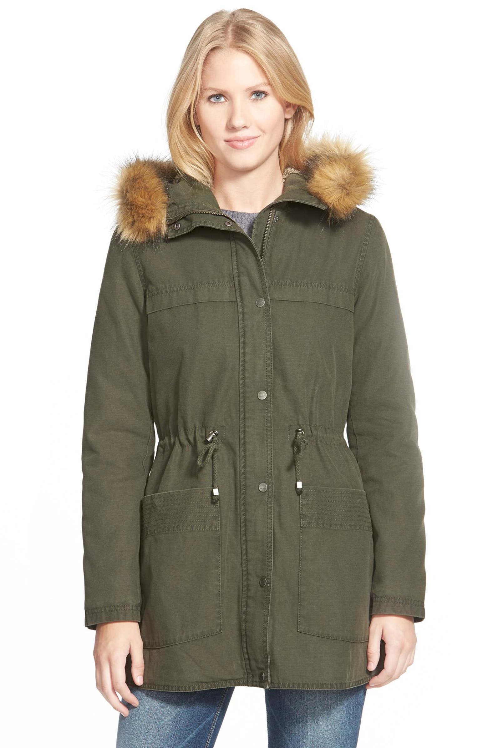 Levi's® Parka with Faux Fur & Faux Shearling | Nordstrom