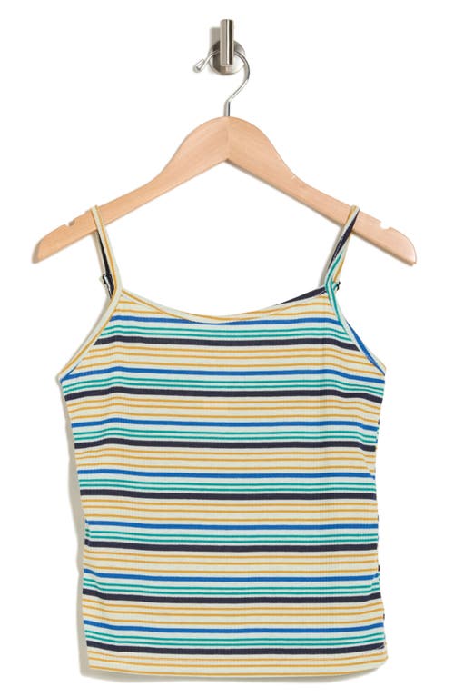 Shop Cotton Emporium Striped Camisole In Mustard Multi