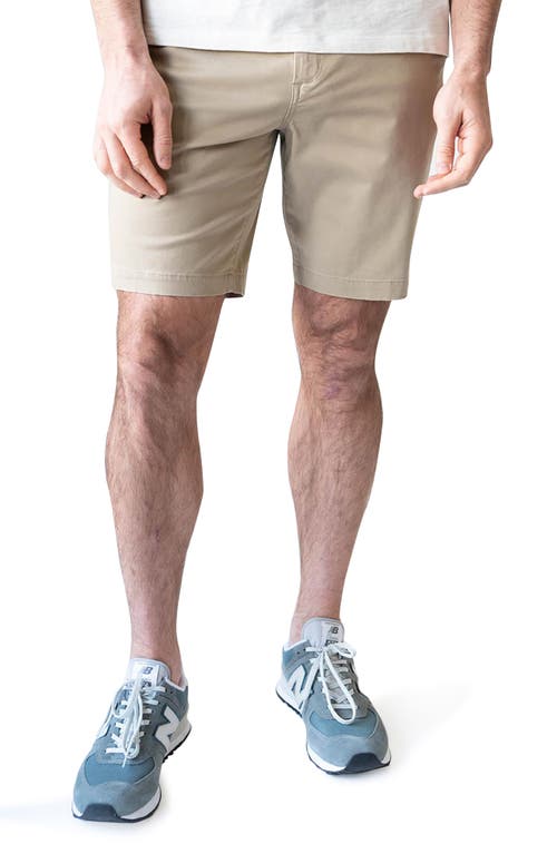 7-Inch Performance Stretch Chino Shorts in Rugged Tan