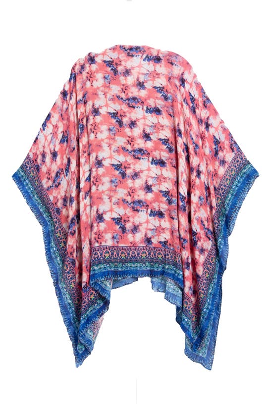 Shop Saachi Butterfly Tie Dye Duster In Pink Combo