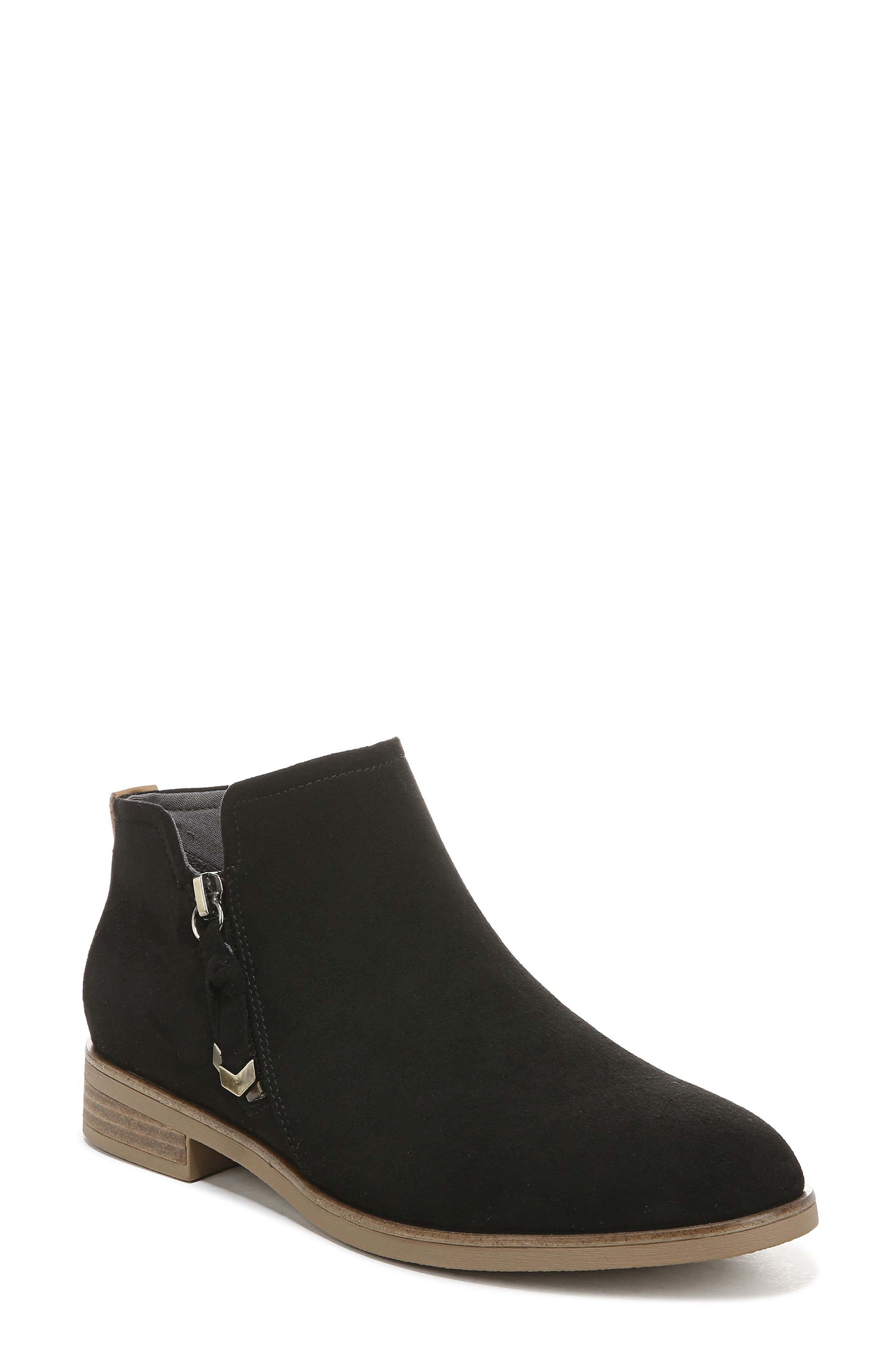 dr scholl's black ankle boots