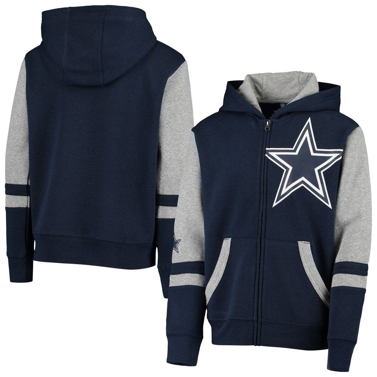 Outerstuff Youth Navy Dallas Cowboys Stadium FullZip Hoodie Nordstrom