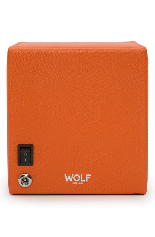 Shop Wolf Cub Single Watch Winder In Orange