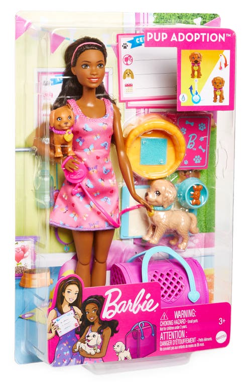 Mattel Barbie Pup Adoption Doll in Dark Brown Hair at Nordstrom