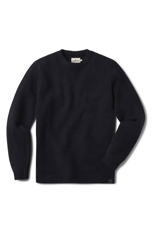 The Normal Brand Homebound Crewneck Sweater In Navy