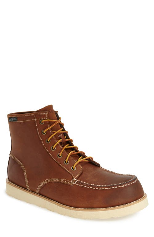 'Lumber Up' Moc Toe Boot in Peanut Leather