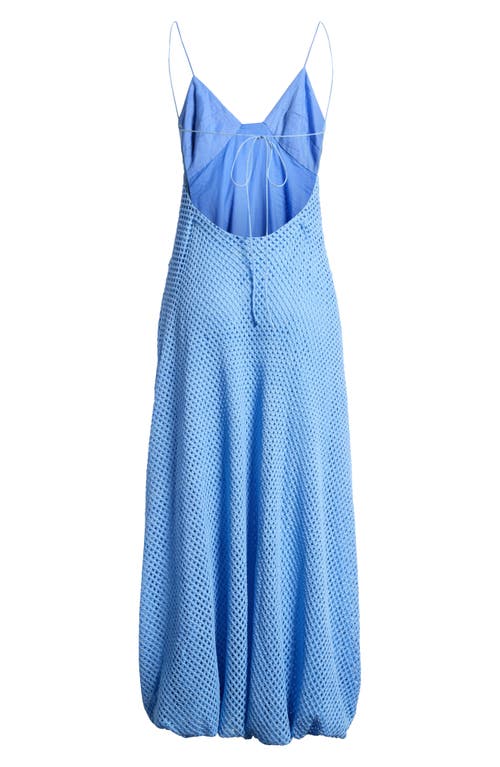 Shop Faithfull The Brand Ciele Maxi Sundress In Azalea Mid Blue