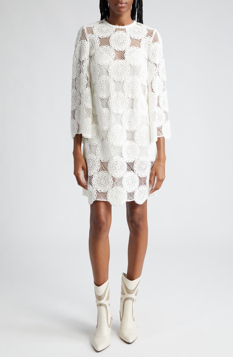 Zimmermann Junie Cotton Lace Tunic Dress | Nordstrom