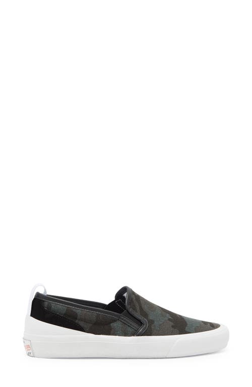 Official Program Canvas Slip-on Sneaker In Camo/black/white