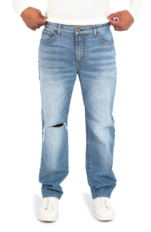 Monfrère Jayden Ripped Straight Leg Jeans Distressed Sunset at Nordstrom,