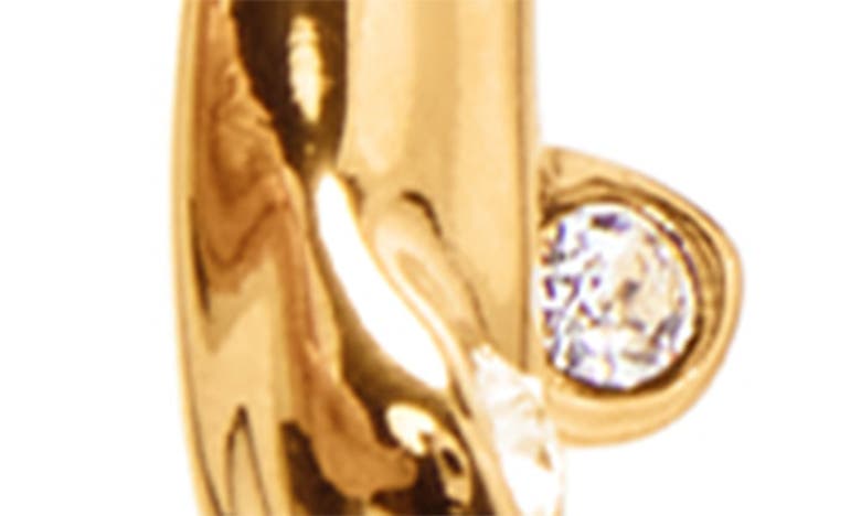 Shop Oscar De La Renta Crystal Branch Drop Earrings In Gold