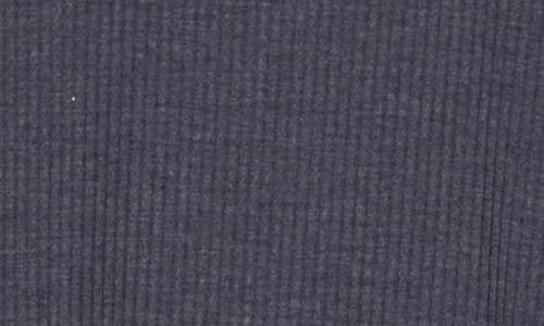 Eileen Fisher Crewneck Three-quarter Sleeve Top In Nocturne
