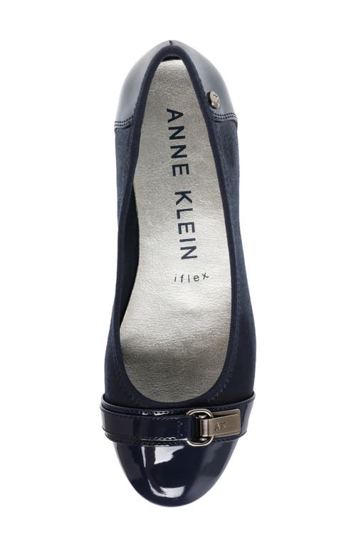 Anne Klein Akable Flat In Navy