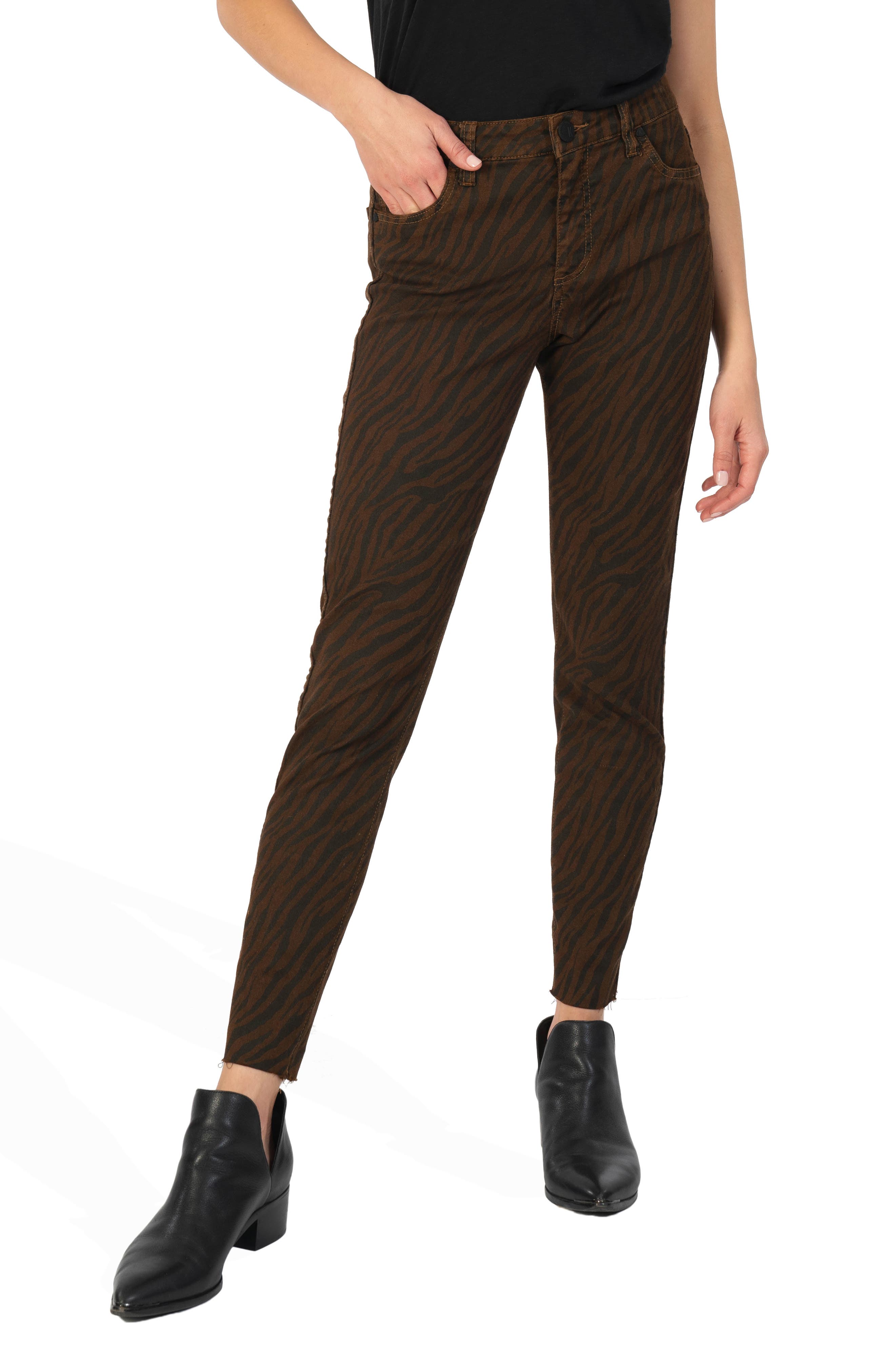 High Waist Toothpick Skinny Jeans 