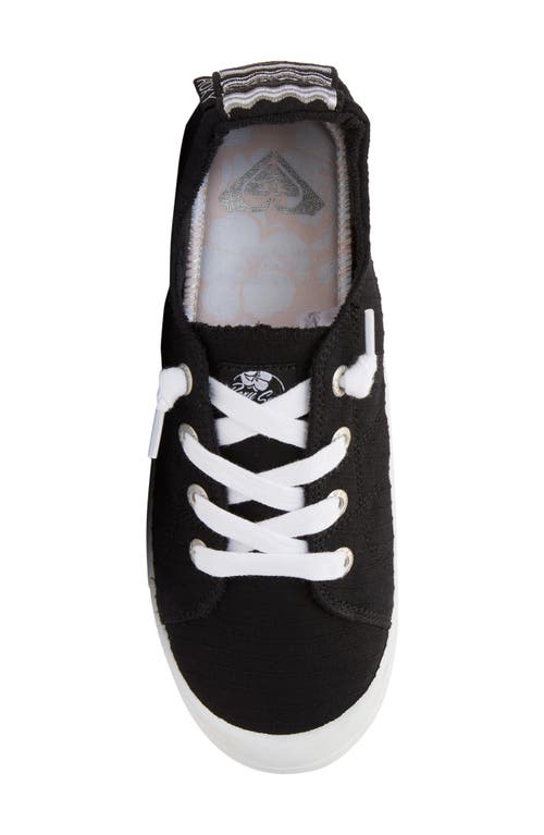 Shop Roxy Bayshore Platform Sneaker In Black