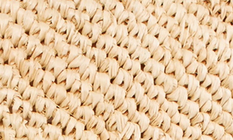 San Diego Hat Crochet Raffia Bucket Hat In Natural