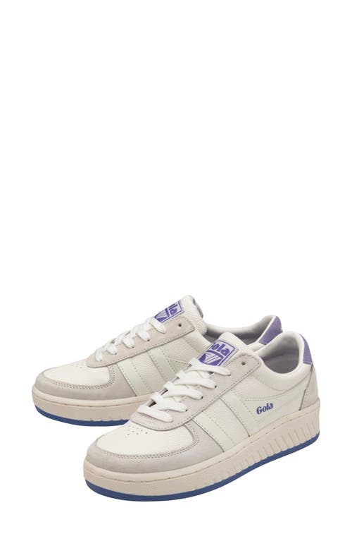 Gola Grandslam 88 Sneaker In White/white/lavender