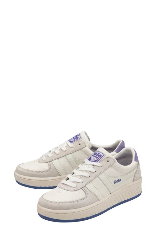 Shop Gola Grandslam 88 Sneaker In White/white/lavender