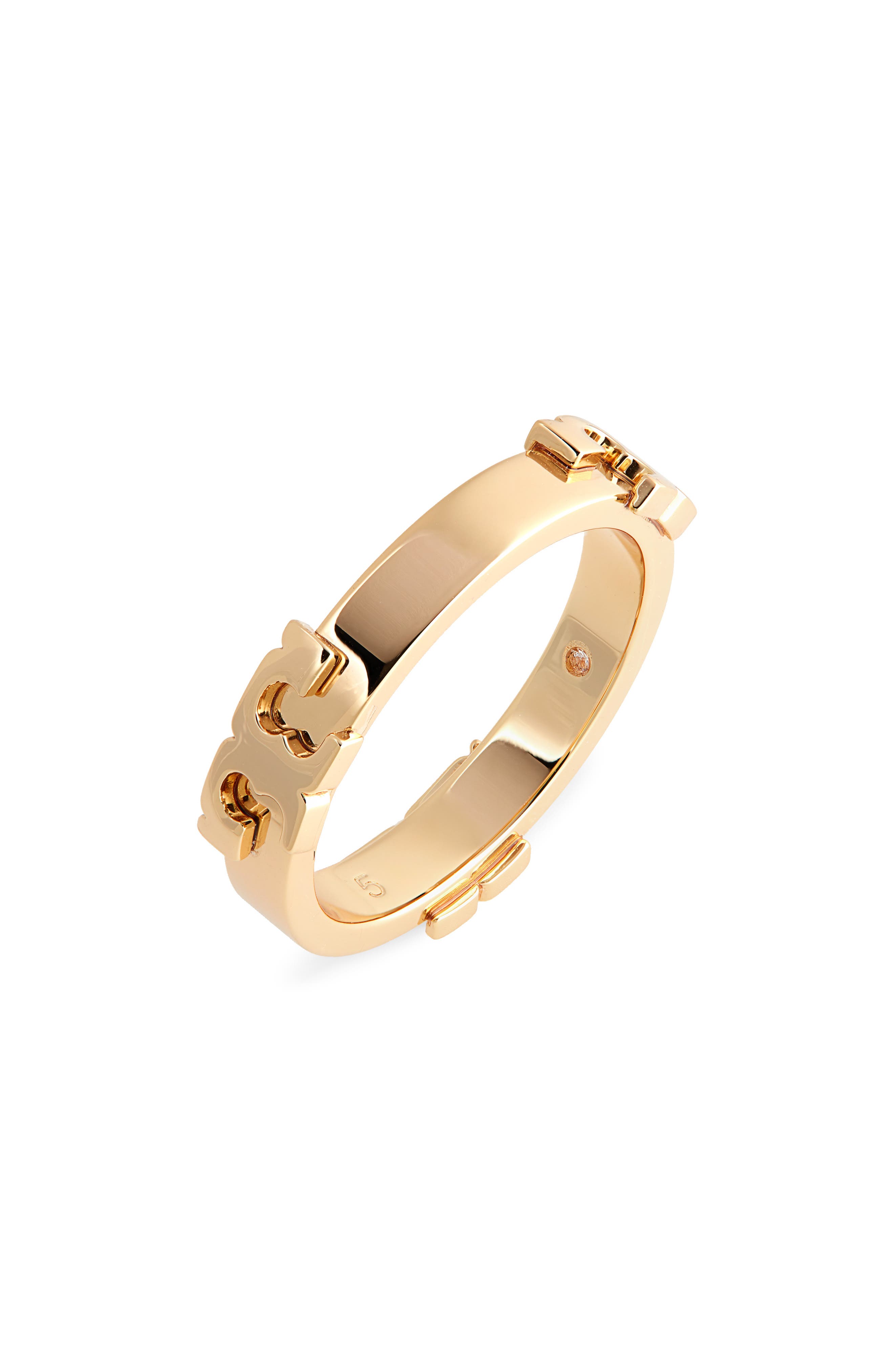 Women's Tory Burch Serif-T Band Ring | Smart Closet