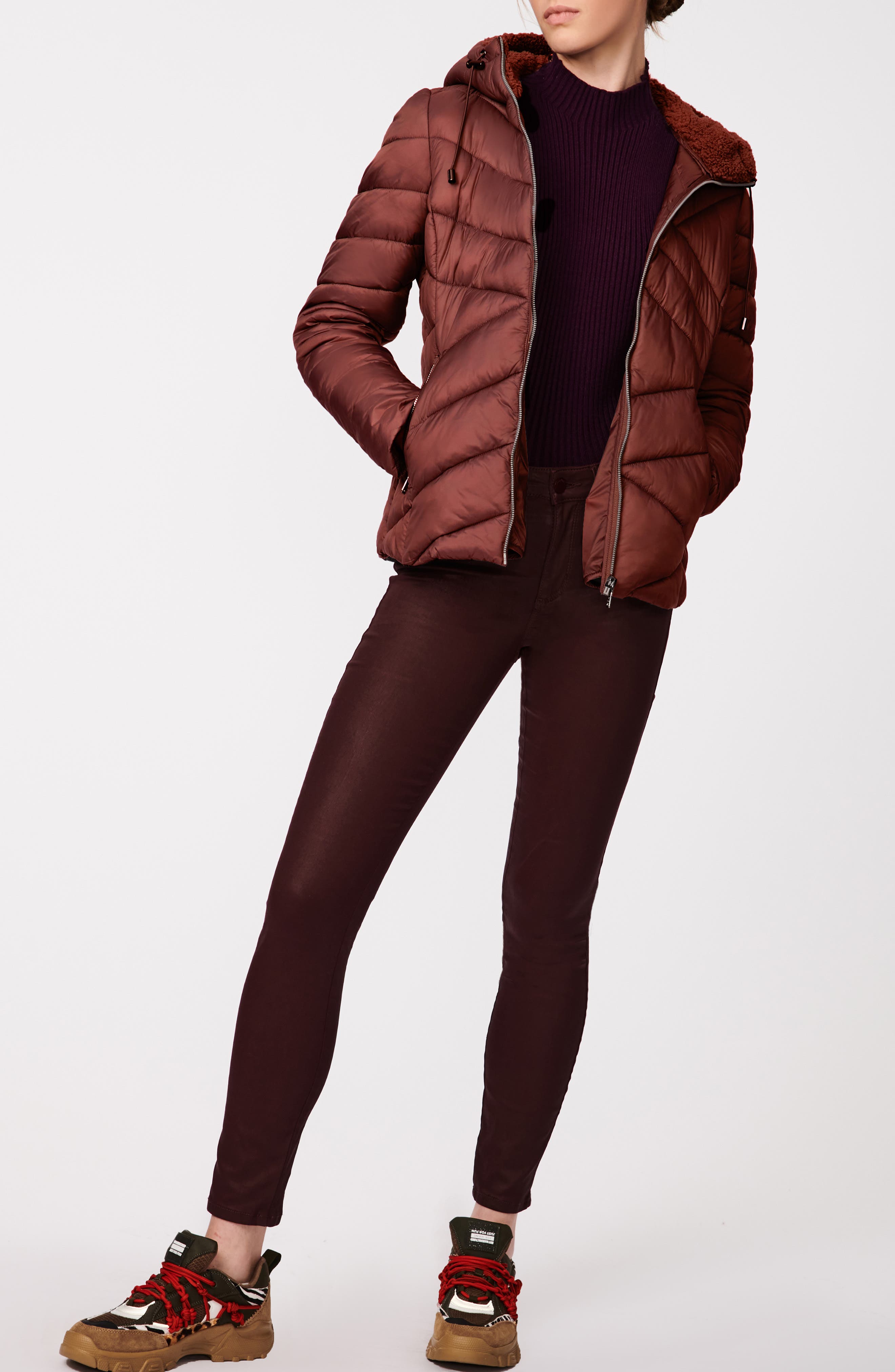Bernardo High-Pile Fleece Lined Hooded 