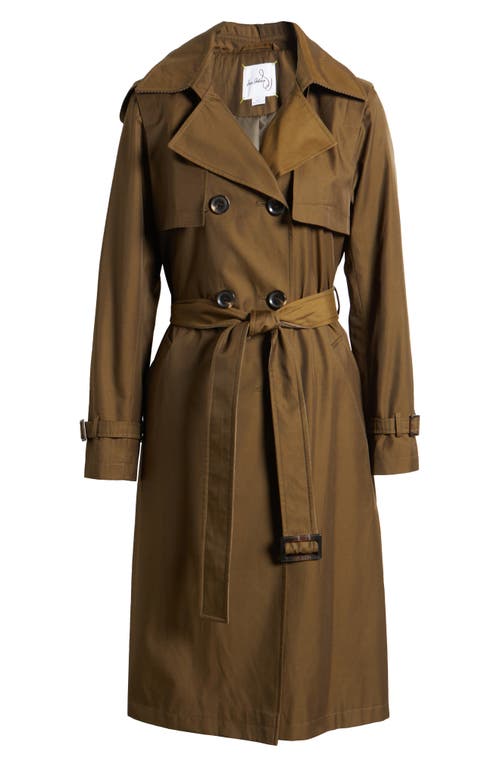 SAM EDELMAN SAM EDELMAN DOUBLE BREASTED BELTED TRENCH COAT 