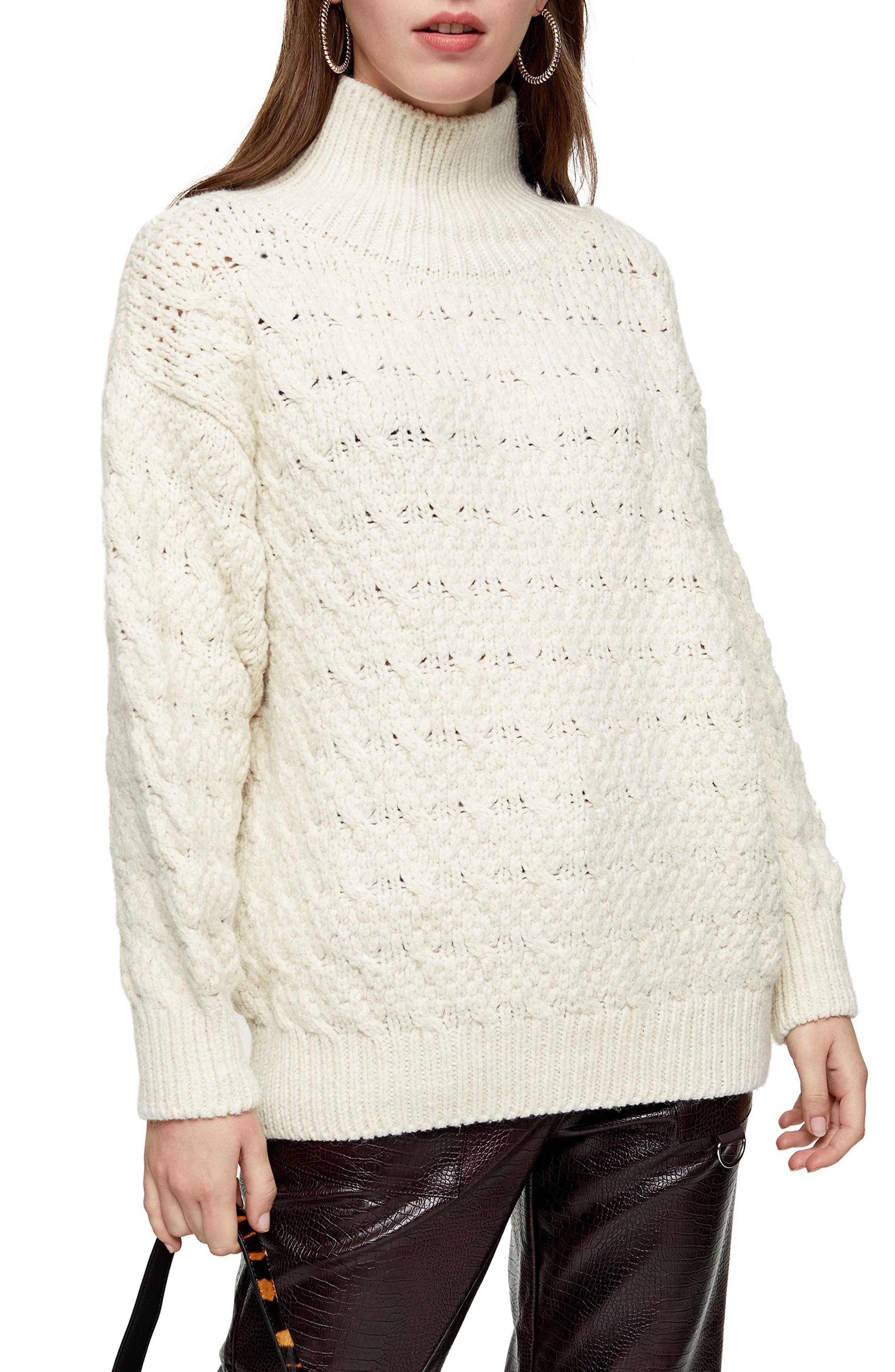 Topshop funnel neck sweater Clearance