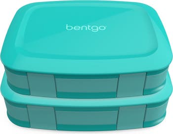 Bentgo Fresh Leakproof Versatile 4 Compartment Bento-Style Lunch Box with  Removable Divider - Aqua