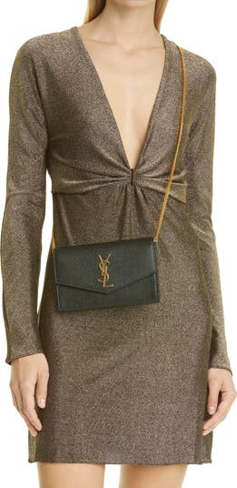 YSL Saint Laurent Uptown Wallet on Chain - One Savvy Design Luxury  Consignment