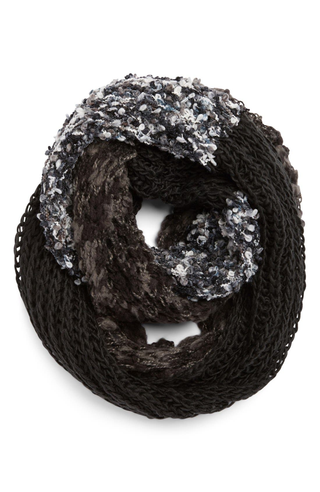 Renee's Accessories Nubby Mixed Media Infinity Scarf Nordstrom