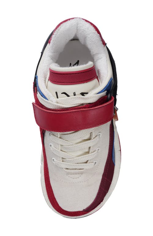 Zigi Torani Platform Sneaker In White/multi