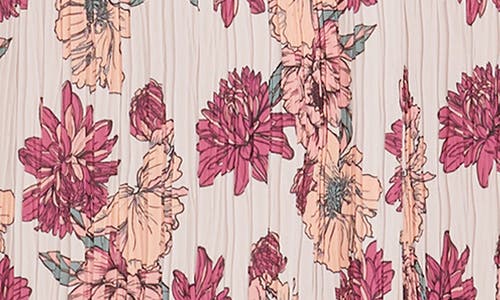 DRESS THE POPULATION DRESS THE POPULATION IDALIA FLORAL ONE-SHOULDER GOWN