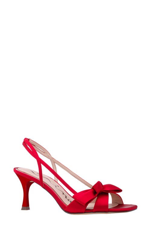 Nina Lizette Slingback Sandal In Red