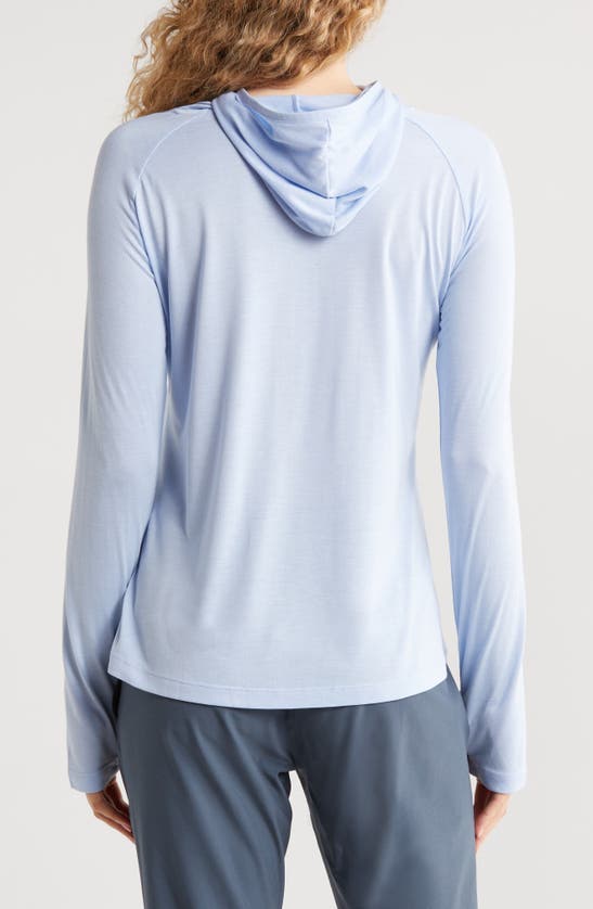 Shop Free Fly Lightweight Performance Ii Hoodie In Clear Sky