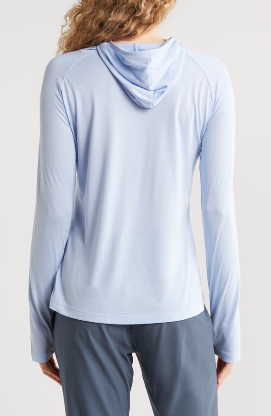 Free Fly Lightweight Performance Ii Hoodie In Clear Sky
