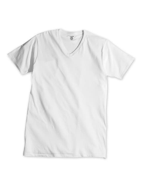 Shop Jockey 2-pk Classic V-neck T-shirts In White