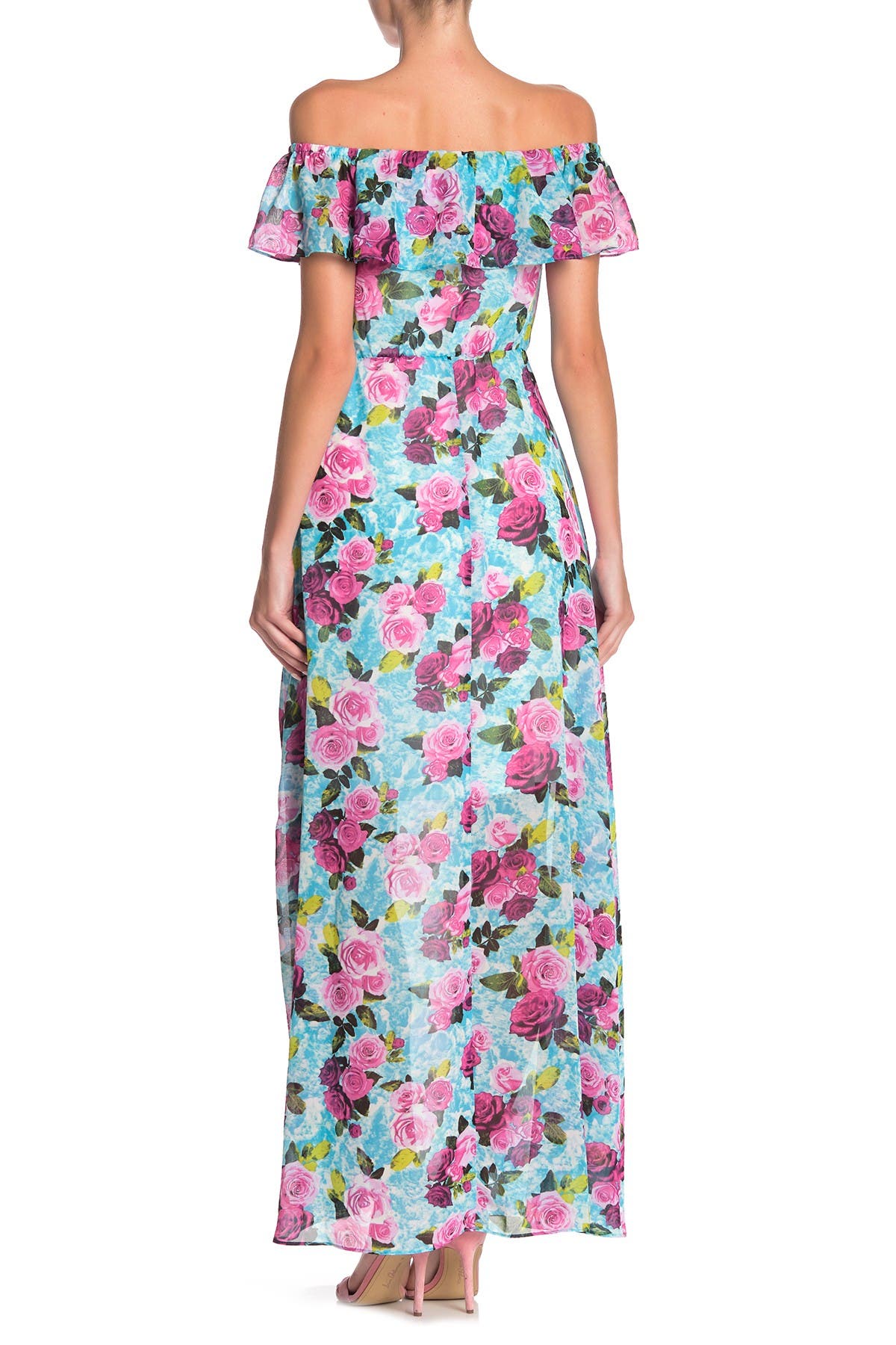 malibu floral maxi dress