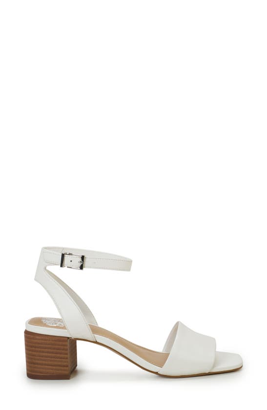 Shop Vince Camuto Carliss Ankle Strap Sandal In Coconut Cream